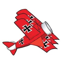 X-Kites 3-D-Drachen Red Baron, ready to fly (rtf), neu