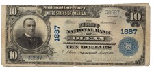 1902 Series Nati'L Currency-The First National Bank Of Olean $10 Note