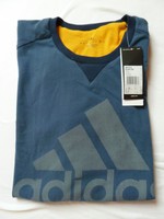 Adidas Herren Logo T-Shirt,Climalite,blau Gr.L (XL)