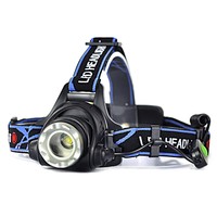 Zoomable 5000Lm XML T6 LED Stirnlampe Kopflampe Kopf Licht Taschenlampe 18650 EU