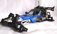 Arrma Raider BLX Buggy Roller Chassis mit Karosserie