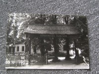 AK Potsdam Forsthaus Templin + Gasthof  Eingang Schilfdach  ca1980