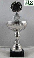 1 Pokal, Pokale, Wanderpokal  34,5 cm in silber inkl. Gravur u. Emblem