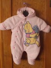 Baby Bunting Disney Winnie the Pooh Pink Newborn 3-6 mo Polyester Warm Thick GUC