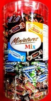 (9,65€/1kg) 296 STÜCK MARS TWIX SNICKERS BOUNTY MINIATURES MIX 3KG SCHOKORIEGEL