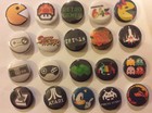 Retro Video Gamer button badges x 20. Pins. Wholesale. Collector. Bargain!