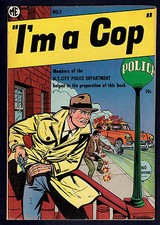 1954 Magazine Enterprises I'm A Cop #1 Fn+