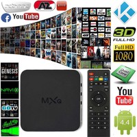 MXQ Android 4.4 Quad Core TV Box Kodi XBMC HD 1080P Fully Loaded Free Movies LW