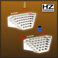 HobbyZone - Großer Eck Farbhalter / Farbrack Ø 35mm (Corner Large Paint Stand)