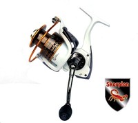 TOPAKTUELLE SKORPION ROLLE TC 4000 ALUSPULE 7 KUGELLAGER SUPEROPTIK ANGELROLLE