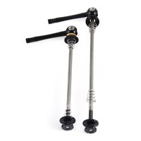 Schnellspannachse Fahrrad MTB Sicherheits Schnellspanner Set Skewer Schwarz