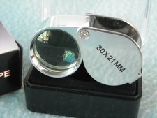 Jewelers Loupe How to Use Tool Jewelry Watch Coins New 30x Magnifier Glass Loop
