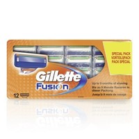 Gillette Fusion Rasierklingen, 12er-Packung, Original Klingen neu/OVP