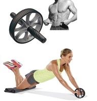 Crivit Bauchtrainer Roller Bauchmuskel Bauch Trainer Muskel Fitness Sport NEU