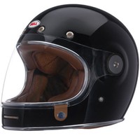 BELL BULLITT einfarbig schwarz Modernes Retro Klassiker Motorrad Helm