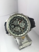 Citizen Men's World Time Eco-Drive Chronograph Pilot 25 Cities Time Shows Watch