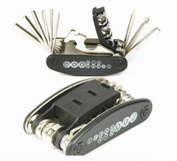 Fahrrad Bike Notfall Multitool 15in1 teiliges Werkzeugset Reperaturset Werkzeug 