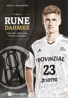 Rune Dahmke  THW Kiel 2015/2016 Handball Karte signiert - 264400