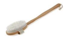 BLUE CANYON WOODEN LONG REMOVABLE HANDLE BATH SHOWER BACK BODY BRUSH
