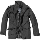 Brandit Mens M65 Classic Security Field Jacket Police Coat Military Parka Black
