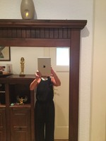 Overall Einteiler H&M Schwarz mit Gold Gr 34