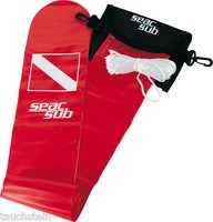 Oberflächensignalboje, Deko-boje, von Seacsub mit Tasche und Bleiverschluss