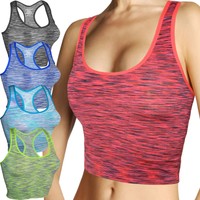 BRA Microfaser Tank Top  Bustier Damen Top Sport-BH ohne Bügel 36 38 40 42 Neu