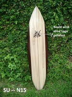 SU 160 N15D /Deko Surfboard 160cm beidseitig lackiert Surfbrett Retro Board surf