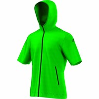 Adidas Kapuzenweste Windbreaker Kurzarm Herren [Grün]