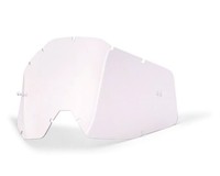 100% Accuri Strata Racecraft Klares Glas Lens KLAR Lens 100 Prozent Ersatzglas