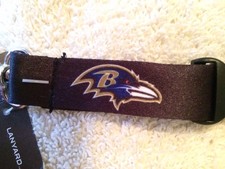 (1) Wincraft Baltimore Ravens Two Tone Lanyard Key Chain