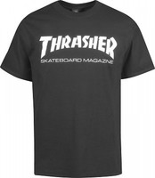 THRASHER Skatemag T-Shirt Black Skateboard Longboard Größe: XL