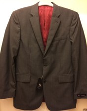 Chester By Chester Barrie / Tailored Fit /soho 42R/ Grey / Wool Mohair