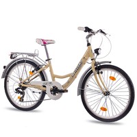 24" Zoll ALU CITYRAD JUGENDRAD MÄDCHENFAHRRAD CHRISSON RELAXIA mit 7G ivo coast