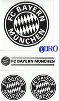 4 Aufkleber + Auto + FC Bayern München + Schwarz + NEU + Waschanlagensicher + 