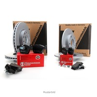 ZIMMERMANN Bremsen Kit Bremsscheiben + Beläge Opel Astra H Zafira B vorne hinten