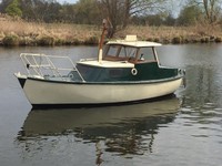 Spitzgatter Kutter Vetus Diesel 20(15) PS mit Wendegetriebe und Welle Angelboot