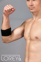 Kombinierte Epibandage/Tennisarmbandage mit Druckpelotte