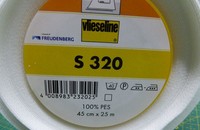1m Vlieseline S320 Schabrackeneinlage  Bügeleinlage Taschen Basteln 45cm breit