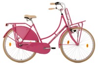 DAMENRAD HOLLANDRAD 28" TUSSAUD PINK 3 GÄNGE LASTENTRÄGER VORN KS CYCLING 330H