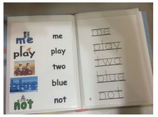 3 Dolch Sight Word Picture Cue Dry Erase Books (all 220 Dolch Words)