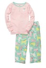 NWT Carters Girl Pink Cat Fleece 2 PC Pajamas Set New 2T 4T FREE SHIP