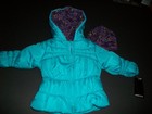 NWT Infant Girls Hooded Coat By London Fog Size 12 Months Retail $52.00 .