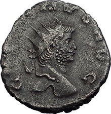 Gallienus Valerian I son Ancient Roman Coin Security & stability Cult i58474