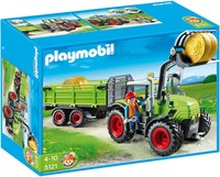 PLAYMOBIL® Country Bauernhof 5121 Riesen-Traktor mit Anhänger NEU