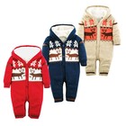 0-18 Months Baby Girl Boys Knitting Swaddle Overall Jumpsuit Outwear Clothes Set