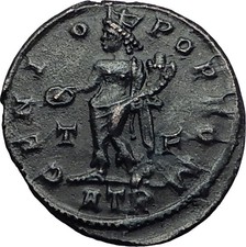 Licinius I Constantine The Great enemy 310AD Ancient Roman Coin Genius i59017