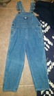 Osh Kosh Vestback Denim Overalls Boys Size 5 Zipper Fly 100% Cotton Vintage Vtg