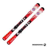Rossignol FC Bayern München Ski Kinder rot + Rossignol Bindung