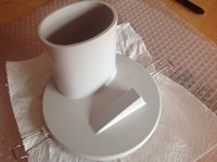 Schnitzelwerk Oberteil Ersatzteil f BRAUN KM 32 KM32 Küchenmaschine gebr Rar